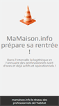 Mobile Screenshot of mamaison.info